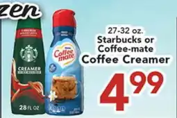 Eurofresh Market 27-32 oz. Starbucks or Coffee-mate Coffee Creamer offer
