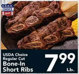 Eurofresh Market USDA Choice Regular Cut Bone-In Short Ribs offer
