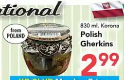 Eurofresh Market 830 ml. Korona Polish Gherkins offer