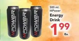 Eurofresh Market 500 mL. MPower Energy Drink offer