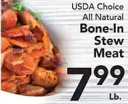 Eurofresh Market USDA Choice All Natural Bone-In Stew Meat offer