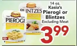 Eurofresh Market 14 oz. Kasia's Pierogi or Blintzes offer