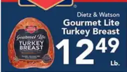 Eurofresh Market Dietz & Watson Gourmet Lite Turkey Breast offer