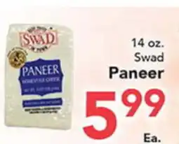 Eurofresh Market 14 oz. Swad Paneer offer