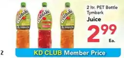 Eurofresh Market 2 ltr. PET Bottle Tymbark Juice offer