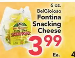 Eurofresh Market BelGioioso Fontina Snacking Cheese offer