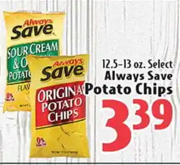 Eurofresh Market 12.5-13 oz. Select Always Save Potato Chips offer