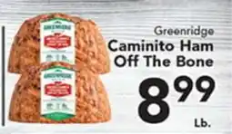 Eurofresh Market Greenridge Caminito Ham Off The Bone offer