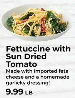 Sunset Foods Fettuccine with Sun Dried Tomato offer