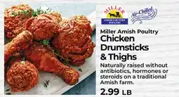 Sunset Foods Miller Amish Poultry Chicken Drumsticks & Thighs offer