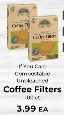 Sunset Foods If You Care Compostable Unbleached Coffee Filters offer