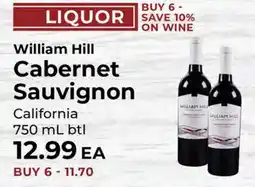 Sunset Foods William Hill Cabernet Sauvignon offer