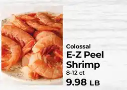 Sunset Foods Colossal E-Z Peel Shrimp offer