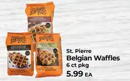 Sunset Foods St. Pierre Belgian Waffles offer
