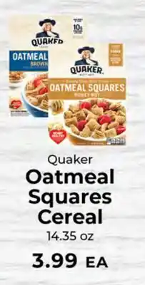 Sunset Foods Quaker Oatmeal Squares Cereal offer