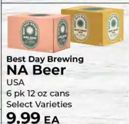 Sunset Foods Best Day Brewing NA Beer offer