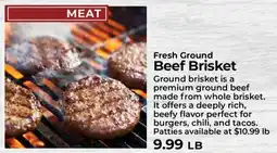 Sunset Foods Fresh Ground Beef Brisket offer