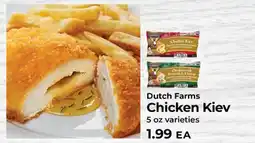 Sunset Foods Dutch Farms Chicken Kiev offer