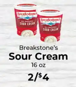 Sunset Foods Breakstone's Sour Cream offer