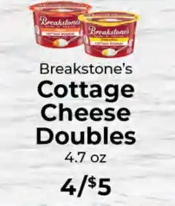 Sunset Foods Breakstone's Cottage Cheese Doubles offer