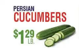 Circus Fruits PERSIAN CUCUMBERS offer