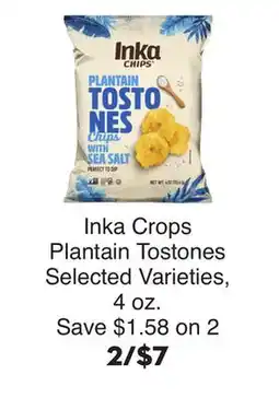 Bristol Farms Inka Crops Plantain Tostones offer