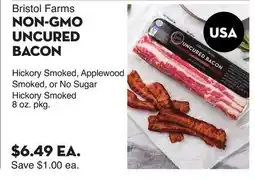 Bristol Farms Bristol Farms NON-GMO UNCURED BACON offer