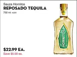 Bristol Farms Sauza Hornitos REPOSADO TEQUILA offer