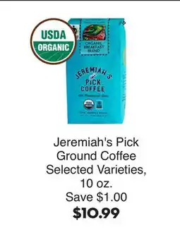 Bristol Farms Jeremiah's Pick Ground Coffee offer