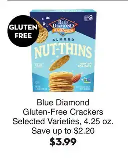 Bristol Farms Blue Diamond Gluten-Free Crackers offer
