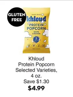 Bristol Farms Khloud Protein Popcorn offer