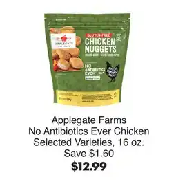 Bristol Farms Applegate Farms No Antibiotics Ever Chicken offer