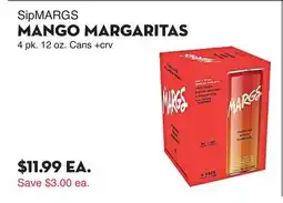 Bristol Farms SipMARGS MANGO MARGARITAS offer
