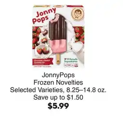 Bristol Farms JonnyPops Frozen Novelties offer