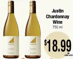 Big Saver Foods Justin Chardonnay Wine offer