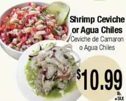 Big Saver Foods Shrimp Ceviche or Agua Chiles offer