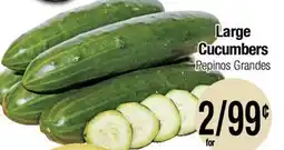 Big Saver Foods Large Cucumbers offer