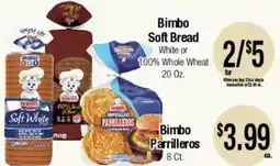 Big Saver Foods Bimbo Soft Bread, Bimbo Parrilleros offer