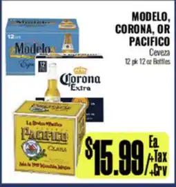 R Ranch Markets MODELO, CORONA, OR PACIFICO offer