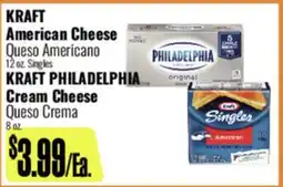 R Ranch Markets KRAFT American Cheese, KRAFT PHILADELPHIA Cream Cheese offer