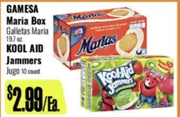 R Ranch Markets GAMESA Maria Box Kool Aid Jammers offer