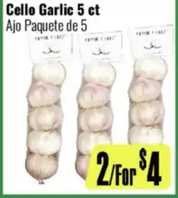 R Ranch Markets Cello Garlic offer