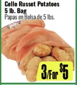 R Ranch Markets Cello Russet Potatoes offer