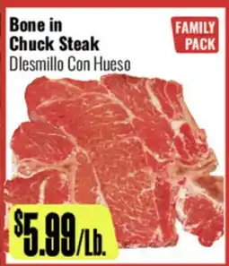 R Ranch Markets Bone in Chuck Steak offer