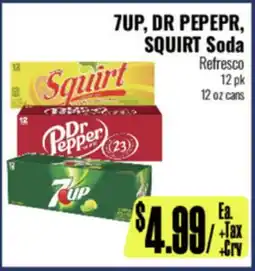 R Ranch Markets 7UP, DR PEPPER, SQUIRT Soda offer