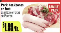 R Ranch Markets Pork Neckbones or Feet offer