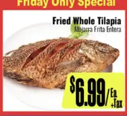 R Ranch Markets Fried Whole Tilapia offer