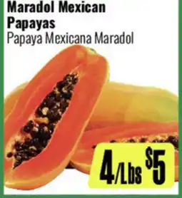 R Ranch Markets Maradol Mexican Papayas offer