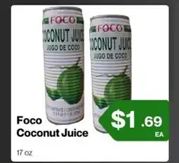 Market Place on Oakton Foco Coconut Juice offer