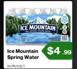 Market Place on Oakton Ice Mountain Spring Water offer